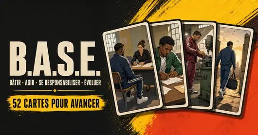 Le coffret du jeu pédagogique LA CLÉ DE SORTIE